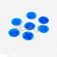 Plastic Cap wire d=2.8-3mm blue or black 1000psc