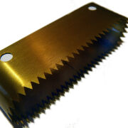 Formed blade 80 x 20 "Oblong" Handle Hole teeth Shark